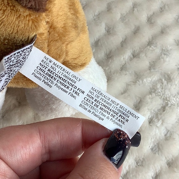 Ganz Webkinz Brown and White Bulldog Stuffed Animal dog puppy - Picture 8 of 10